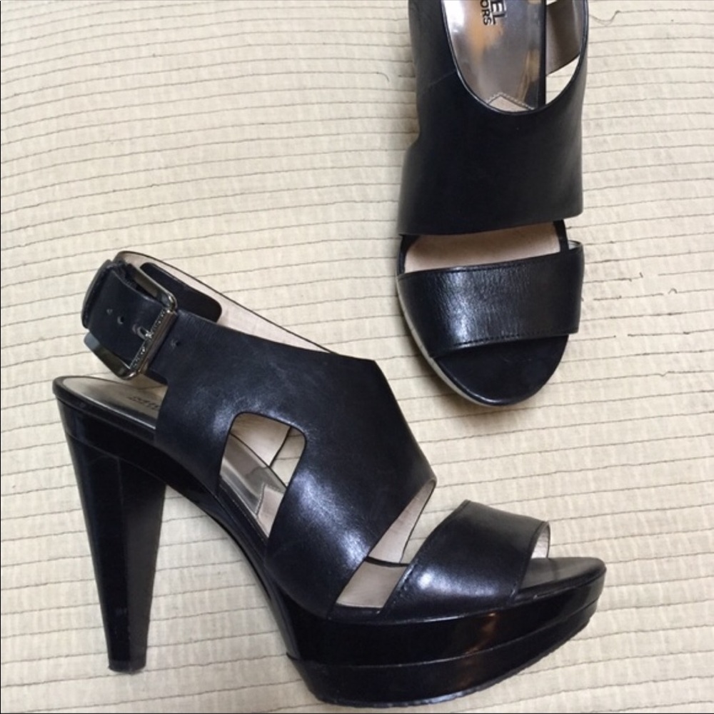 Michael Kors Black platform heels